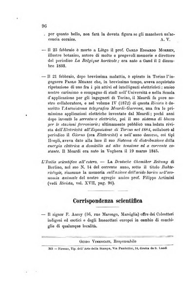 Rivista scientifico-industriale delle principali scoperte ed invenzioni fatte nelle scienze e nelle industrie