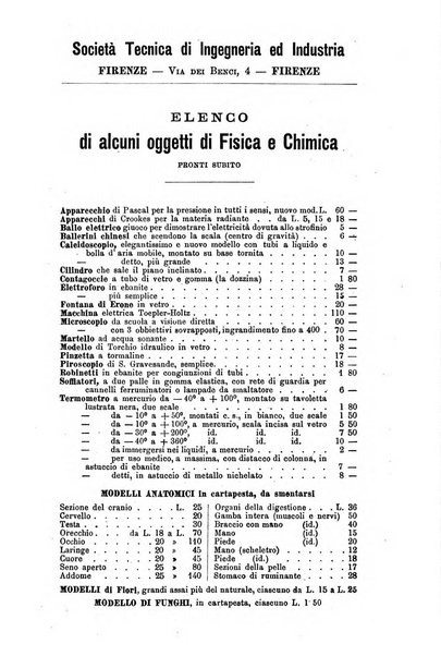 Rivista scientifico-industriale delle principali scoperte ed invenzioni fatte nelle scienze e nelle industrie