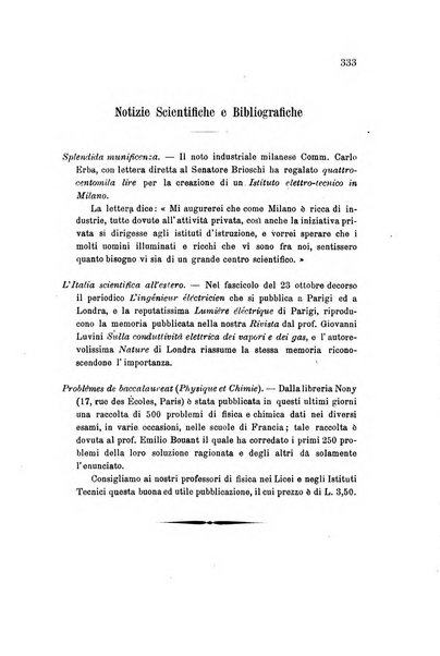 Rivista scientifico-industriale delle principali scoperte ed invenzioni fatte nelle scienze e nelle industrie