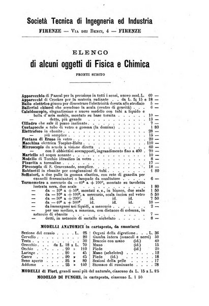 Rivista scientifico-industriale delle principali scoperte ed invenzioni fatte nelle scienze e nelle industrie