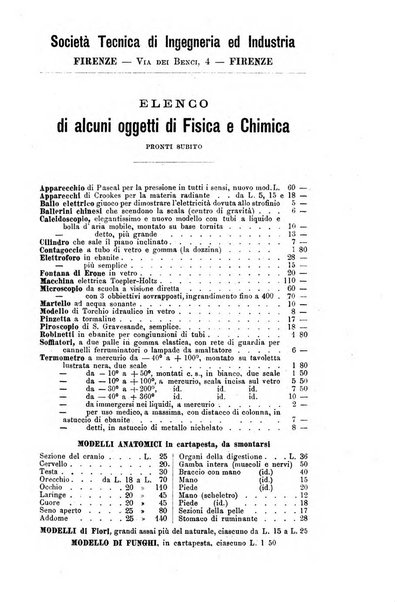 Rivista scientifico-industriale delle principali scoperte ed invenzioni fatte nelle scienze e nelle industrie