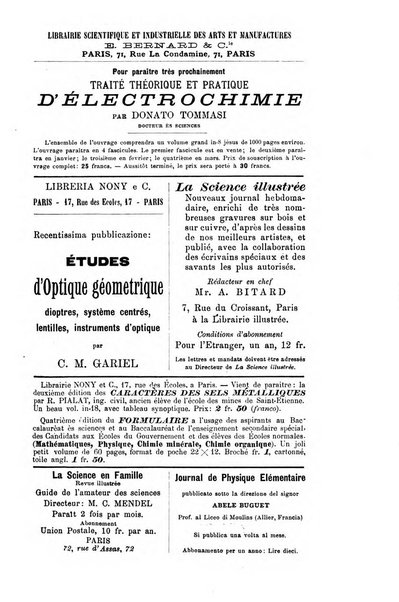 Rivista scientifico-industriale delle principali scoperte ed invenzioni fatte nelle scienze e nelle industrie