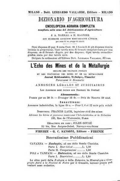 Rivista scientifico-industriale delle principali scoperte ed invenzioni fatte nelle scienze e nelle industrie