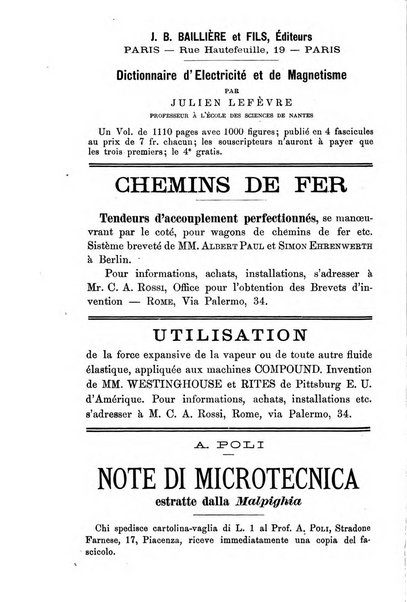 Rivista scientifico-industriale delle principali scoperte ed invenzioni fatte nelle scienze e nelle industrie