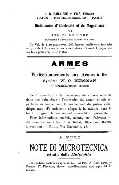 Rivista scientifico-industriale delle principali scoperte ed invenzioni fatte nelle scienze e nelle industrie