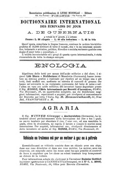 Rivista scientifico-industriale delle principali scoperte ed invenzioni fatte nelle scienze e nelle industrie