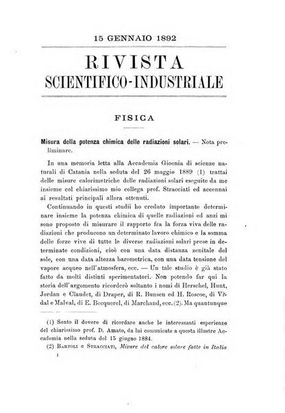 Rivista scientifico-industriale delle principali scoperte ed invenzioni fatte nelle scienze e nelle industrie