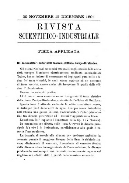 Rivista scientifico-industriale delle principali scoperte ed invenzioni fatte nelle scienze e nelle industrie