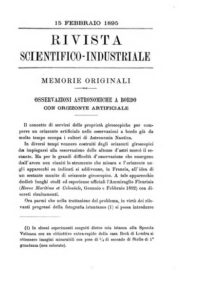 Rivista scientifico-industriale delle principali scoperte ed invenzioni fatte nelle scienze e nelle industrie