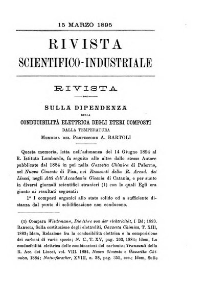 Rivista scientifico-industriale delle principali scoperte ed invenzioni fatte nelle scienze e nelle industrie