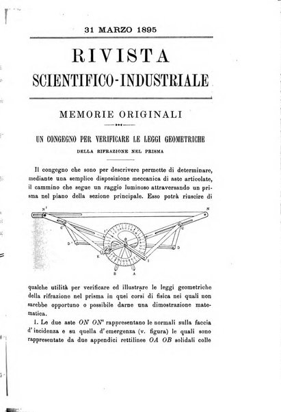 Rivista scientifico-industriale delle principali scoperte ed invenzioni fatte nelle scienze e nelle industrie