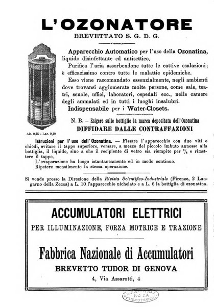 Rivista scientifico-industriale delle principali scoperte ed invenzioni fatte nelle scienze e nelle industrie