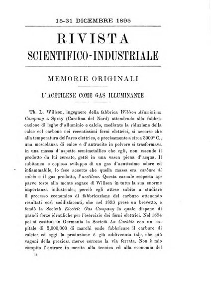 Rivista scientifico-industriale delle principali scoperte ed invenzioni fatte nelle scienze e nelle industrie