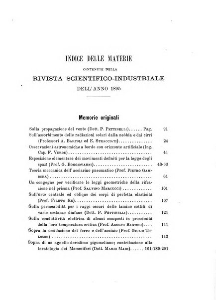 Rivista scientifico-industriale delle principali scoperte ed invenzioni fatte nelle scienze e nelle industrie