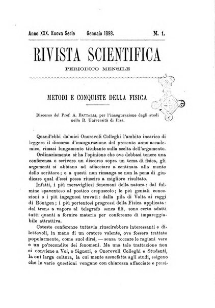 Rivista scientifico-industriale delle principali scoperte ed invenzioni fatte nelle scienze e nelle industrie