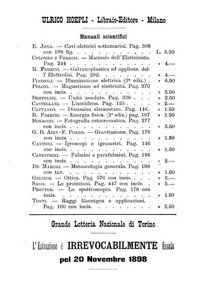 Rivista scientifico-industriale delle principali scoperte ed invenzioni fatte nelle scienze e nelle industrie