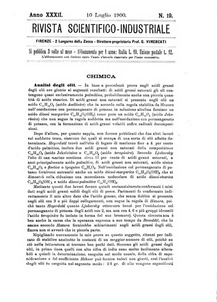 Rivista scientifico-industriale delle principali scoperte ed invenzioni fatte nelle scienze e nelle industrie