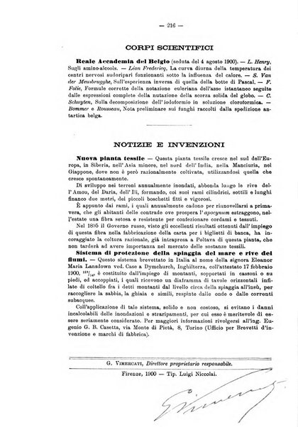 Rivista scientifico-industriale delle principali scoperte ed invenzioni fatte nelle scienze e nelle industrie