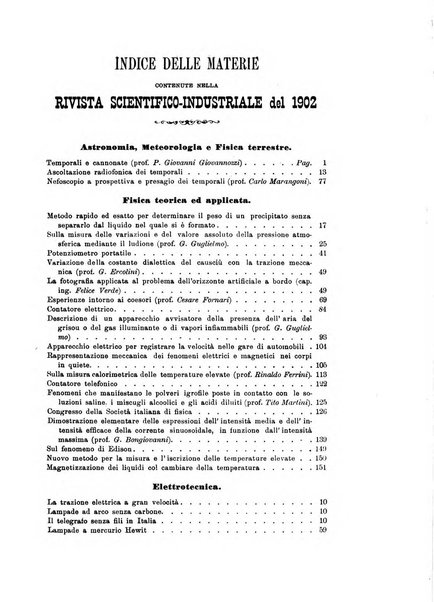 Rivista scientifico-industriale delle principali scoperte ed invenzioni fatte nelle scienze e nelle industrie