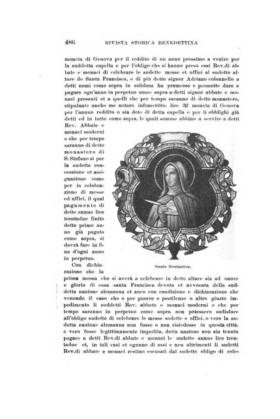 Rivista storica benedettina pubblicazione illustrata di storia e letteratura monastica