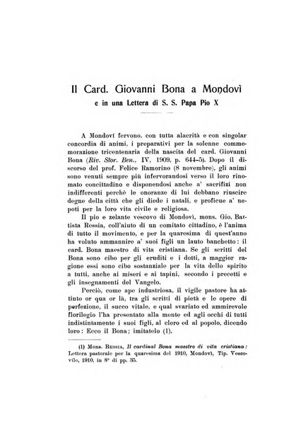 Rivista storica benedettina pubblicazione illustrata di storia e letteratura monastica