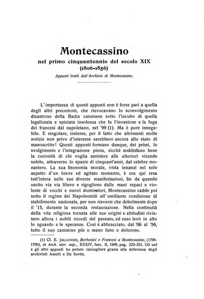 Rivista storica benedettina pubblicazione illustrata di storia e letteratura monastica