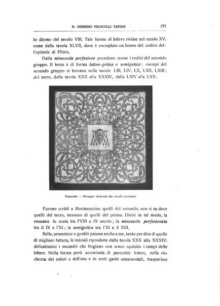 Rivista storica benedettina pubblicazione illustrata di storia e letteratura monastica