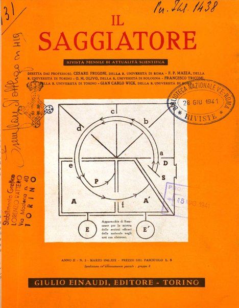 Il saggiatore rivista mensile di attualità scientifica