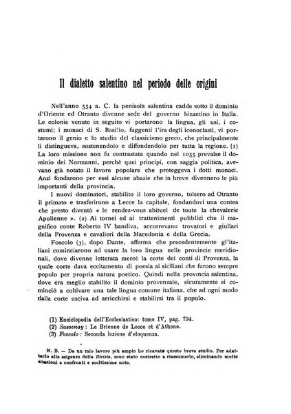 Rivista storica salentina