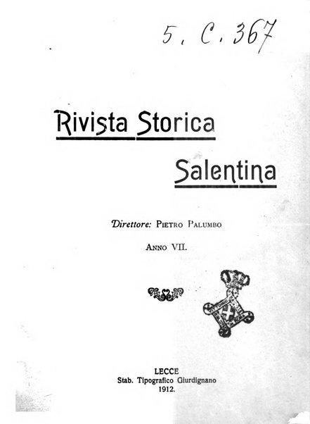 Rivista storica salentina