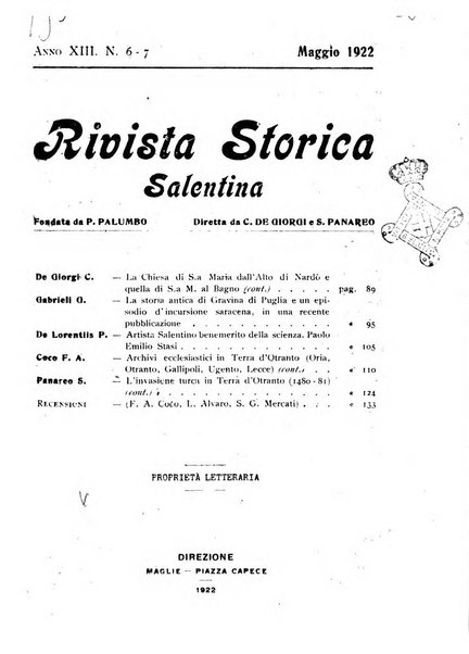 Rivista storica salentina