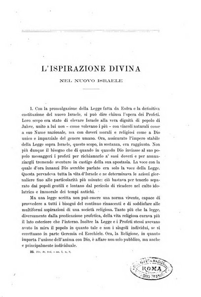 Rivista storico-critica delle scienze teologiche pubblicazione mensile