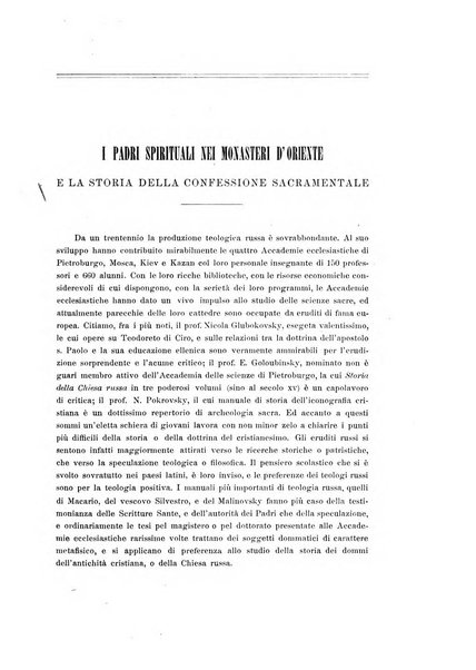 Rivista storico-critica delle scienze teologiche pubblicazione mensile