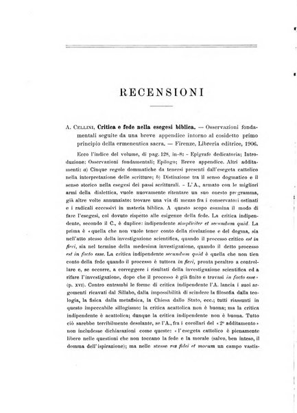 Rivista storico-critica delle scienze teologiche pubblicazione mensile