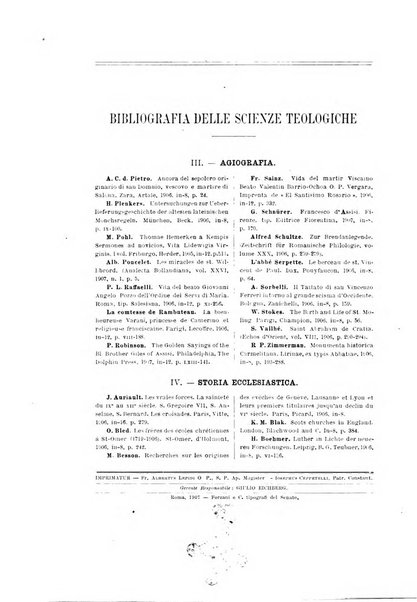 Rivista storico-critica delle scienze teologiche pubblicazione mensile