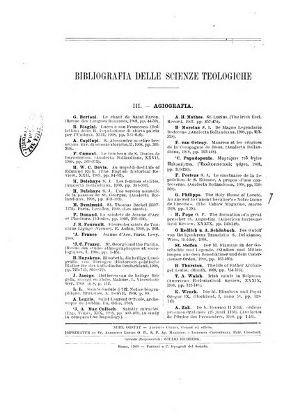 Rivista storico-critica delle scienze teologiche pubblicazione mensile