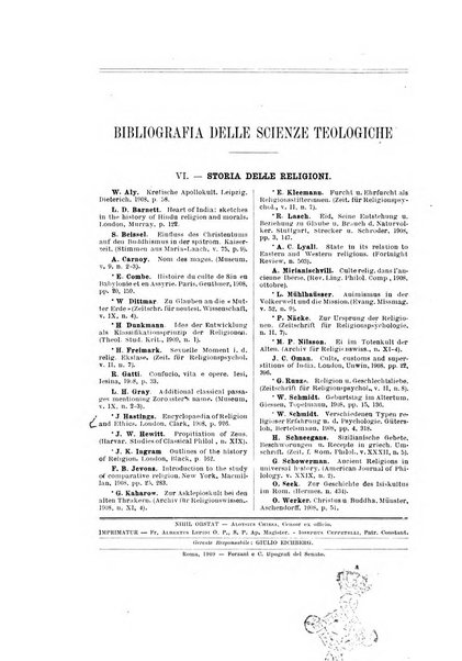 Rivista storico-critica delle scienze teologiche pubblicazione mensile