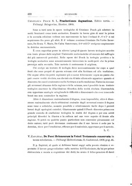 Rivista storico-critica delle scienze teologiche pubblicazione mensile