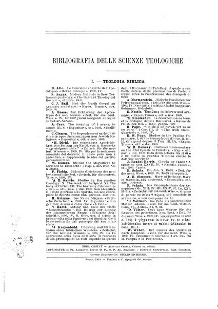 Rivista storico-critica delle scienze teologiche pubblicazione mensile