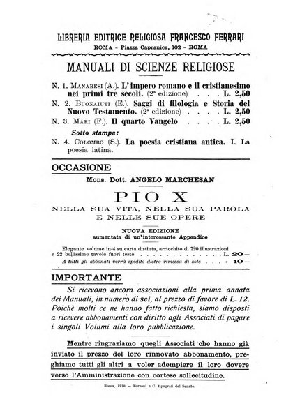 Rivista storico-critica delle scienze teologiche pubblicazione mensile