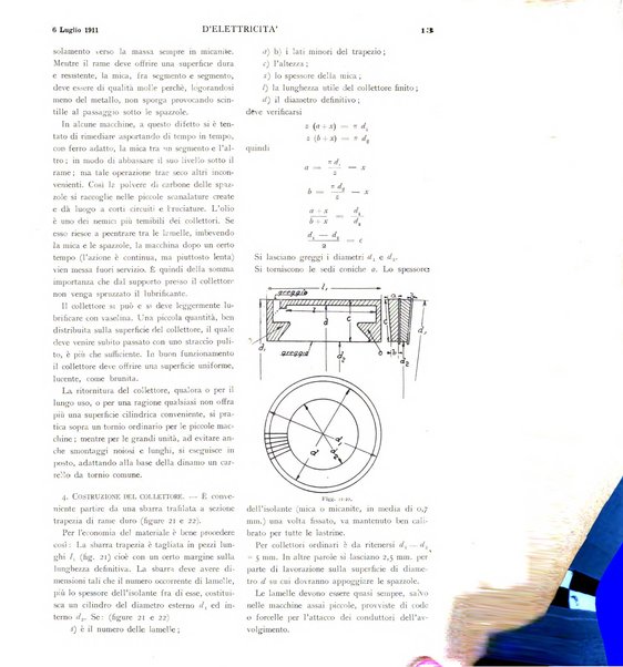 Rivista tecnica dell'elettricità pubblicazione settimanale illustrata