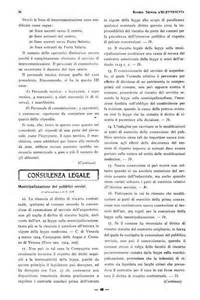 Rivista tecnica dell'elettricità pubblicazione settimanale illustrata