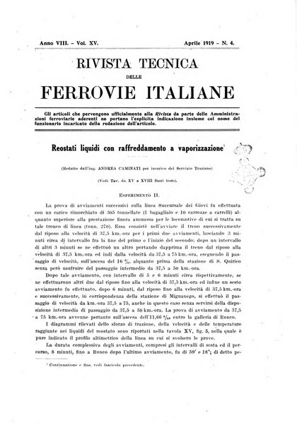 Rivista tecnica delle ferrovie italiane