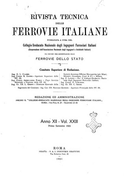 Rivista tecnica delle ferrovie italiane