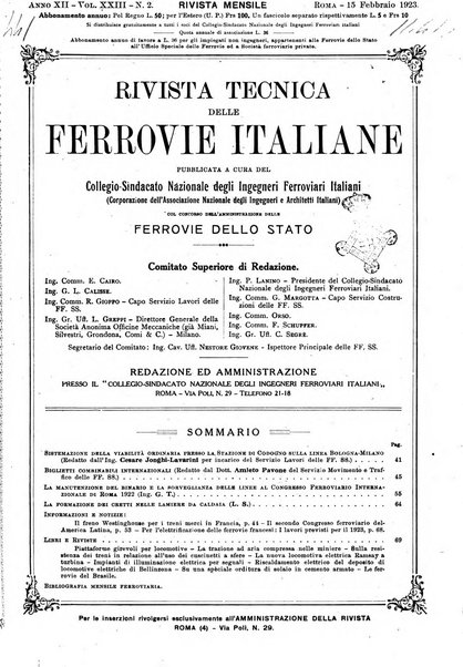 Rivista tecnica delle ferrovie italiane