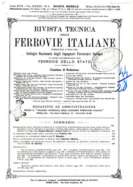 Rivista tecnica delle ferrovie italiane