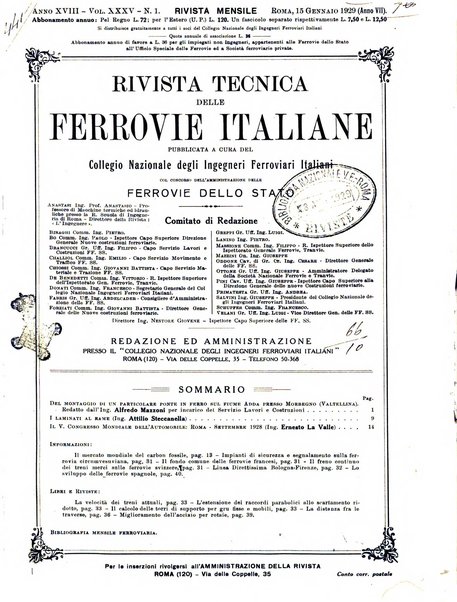 Rivista tecnica delle ferrovie italiane