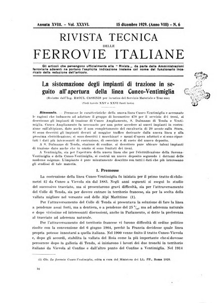 Rivista tecnica delle ferrovie italiane