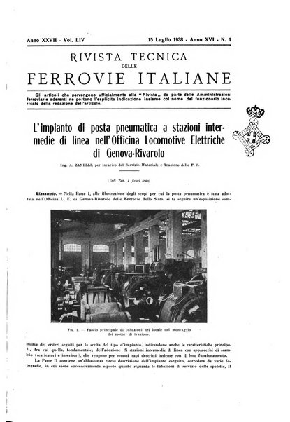 Rivista tecnica delle ferrovie italiane