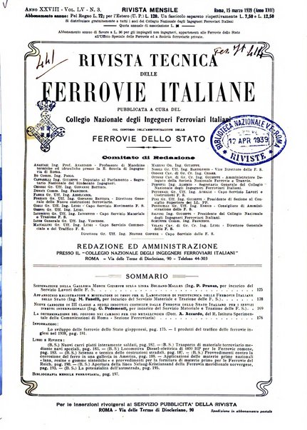 Rivista tecnica delle ferrovie italiane